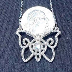 BRIGHTON - Illumina Butterfly Necklace-Missing Crystals